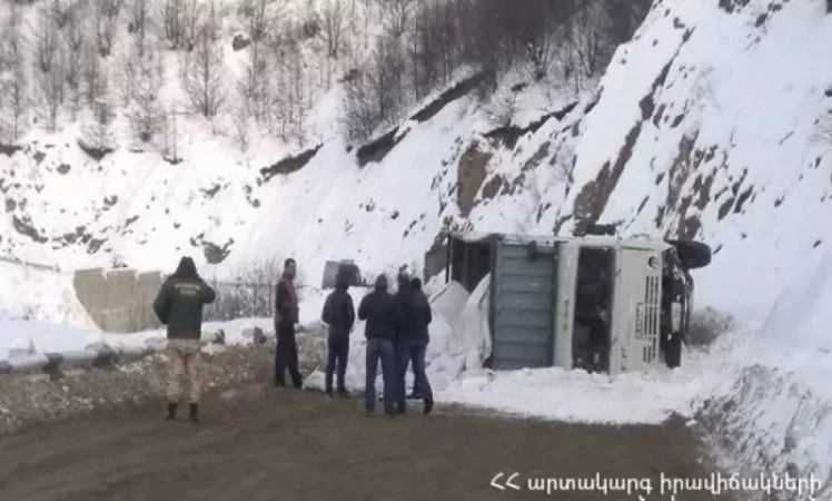 Վթար Քաջարան-Մեղրի ավտոճանապարհին. ճանապարհը երկկողմանի փակ է