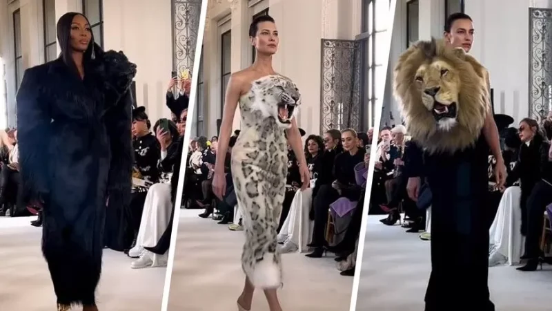 Փարիզի նորաձևության շաբաթվա շրջանակներում մոդելները հայտնվել են կենդանիների գլուխներով զգեստներով