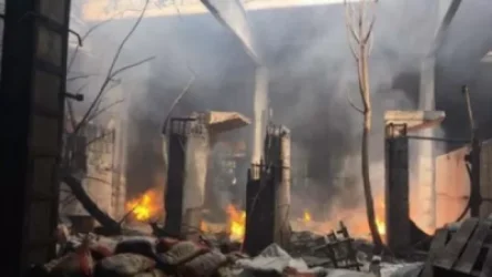 «Կաշվի գործարանում» 3 ժամից ավելի է՝ հրշեջները պայքարում են կրակի դեմ