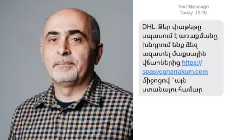 Photograph: Samvel Martirosyan Warns About New Scams