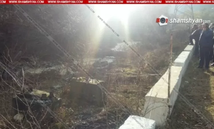 Սյունիքում մեքենան ընկել է Ողջի գետը. վարորդը մահացել է