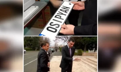 Օսիպյանն էլ պետհամարանիշ ունեցավ Վրաստանում