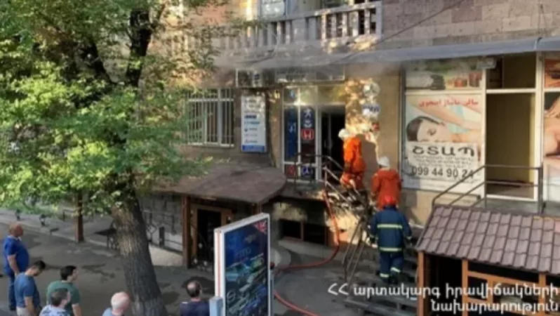 Հրդեհ «Երևան պանդոկ» ռեստորանում. ԱԻՆ