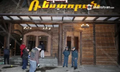 «Պարտեզ» ռեստորանի մոտ հնչած կրակոցների գործով 1 անձ ձերբակալվել է․ ՔԿ