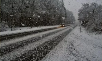 Հանրապետության մի շարք ավտոճանապարհներին ձյուն է տեղում