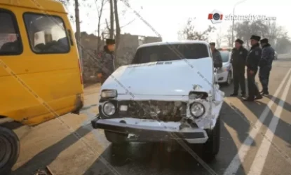 Երևանում բախվել են Нива-ն և Газель-ը․ Վիրավոր կա