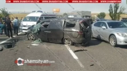 Ողբերգական ավտովթար՝ Երևան-Սևան ճանապարհին. կա 1 զոհ, 4 վիրավոր. Shamshyan. com