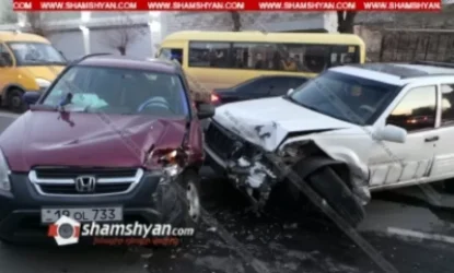 Խոշոր ու շղթայական ավտովթար Երևանում. կան վիրավորներ