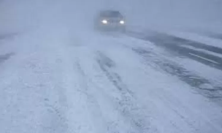 Սևանի թերակղզուց դեպի Դիլիջանի թունել ճանապարհահատվածում բուք է