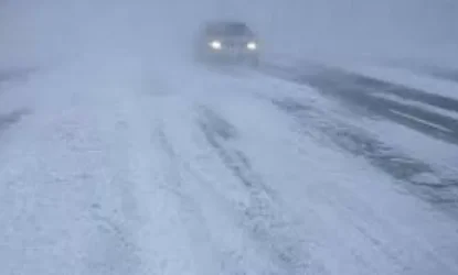 Սևանի թերակղզուց դեպի Դիլիջանի թունել ճանապարհահատվածում բուք է