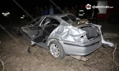 Ողբերգական ավտովթար Արմավիրի մարզում. 1 զոհ, 1 վիրավոր
