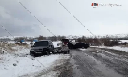 ԼՈՒՍԱՆԿԱՐ. Բախվել են Mercedes-ն ու Chevrolet Niva-ն.վիրավորներից մեկը 2 տարեկան աղջիկ է