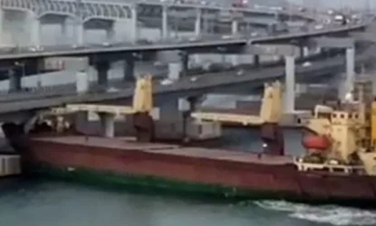 ՏԵՍԱՆՅՈՒԹ. Հարբած նավապետի պատճառով ռուսական նավ է բախվել կամրջին