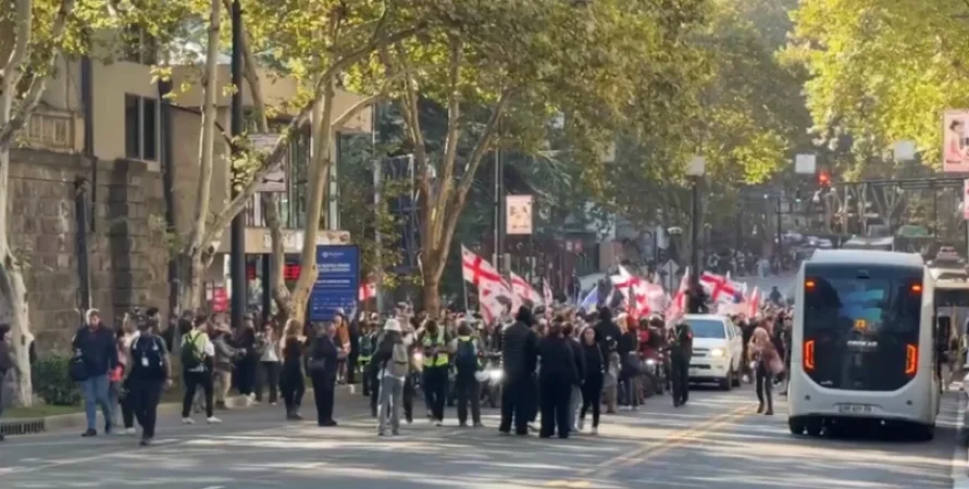 Վրացական ընդդիմությունը «խաղաղ հեղափոխություն» է սկսել Թբիլիսիում