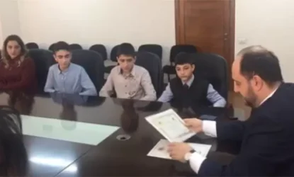 ՏԵՍԱՆՅՈՒԹ․ԿԳՆ-ն հյուրընկալել է ավտովթարից տուժածներին փրկած աշակերտներին