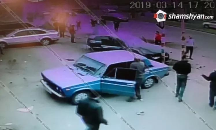 Բացառիկ տեսանյութ Դավթաշենում խոշոր վթարի վայրից