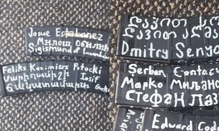 Պարզվում են ահաբեկիչների զենքերի վրա հայերեն գրության մանրամասները