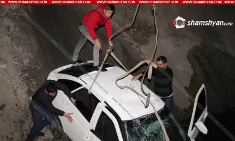 Major Accident in Kotayk Region: 'VAZ 217230' Falls into 'Arzni-Shamiram' Canal