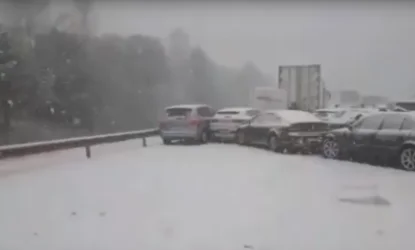 Իսպանիայում ձյան առատ տեղումների պատճառով բախվել են 50 ավտոմեքենա