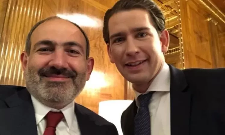 Վարչապետ Փաշինյանի սելֆին Ավստրիայի վարչապետի հետ