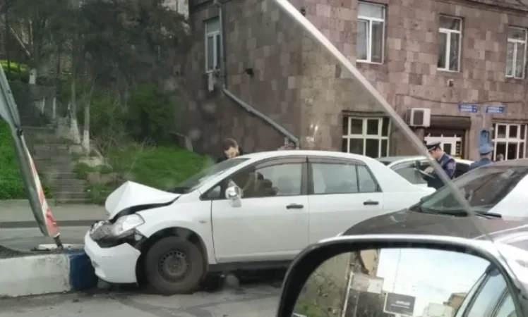 Accident on Baghramyan Avenue