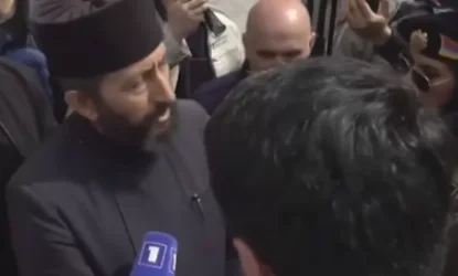 ՏԵՍԱՆՅՈՒԹ․ Լեզվակռիվ քահանայի և Ալեն Սիմոնյանի միջև