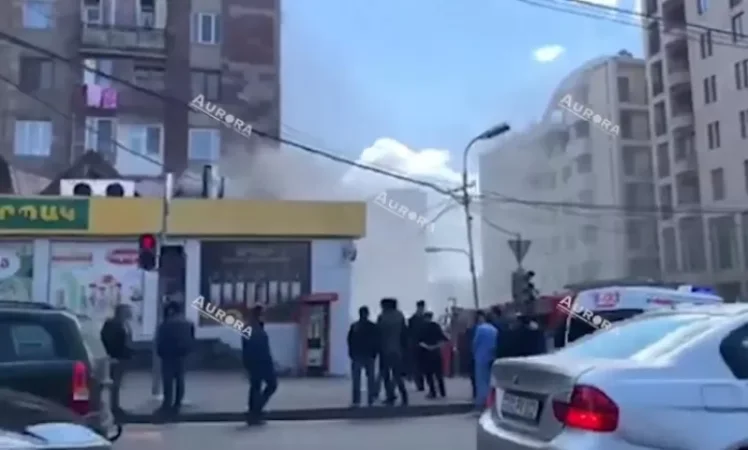 VIDEO: Fire at Krpak Supermarket