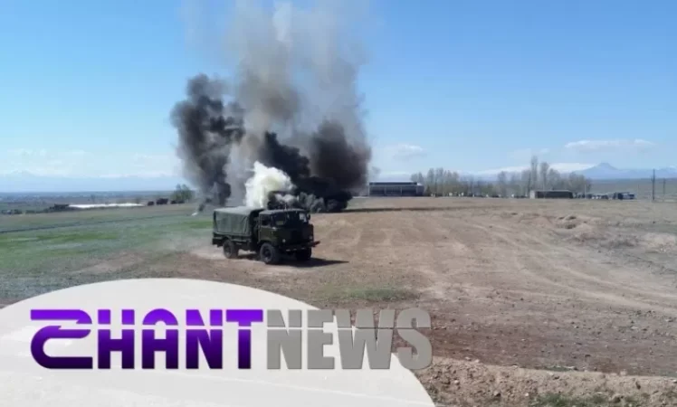 Կադրեր Հայ-ռուսական միացյալ սահմանապահ ուժերի կրակային փուլից