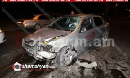 43-ամյա վարորդը Opel-ով տապալել է բենզալցակայանի ցուցանակն ու ծաղկամանները. վիրավոր կա