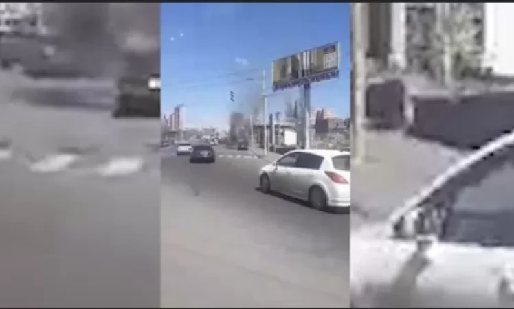 Այսօր Հաղթանակ կամրջի մոտ մեքենա է այրվել