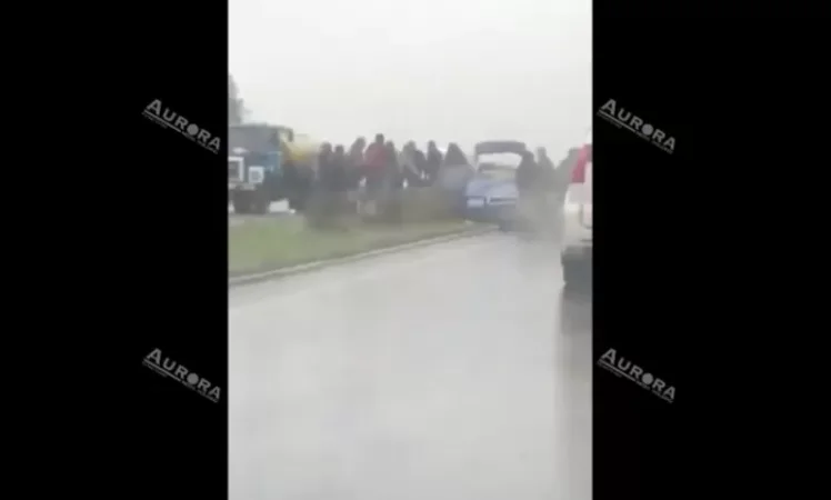 VIDEO: A major accident has just occurred on the Yerevan-Sevan highway; there is a casualty