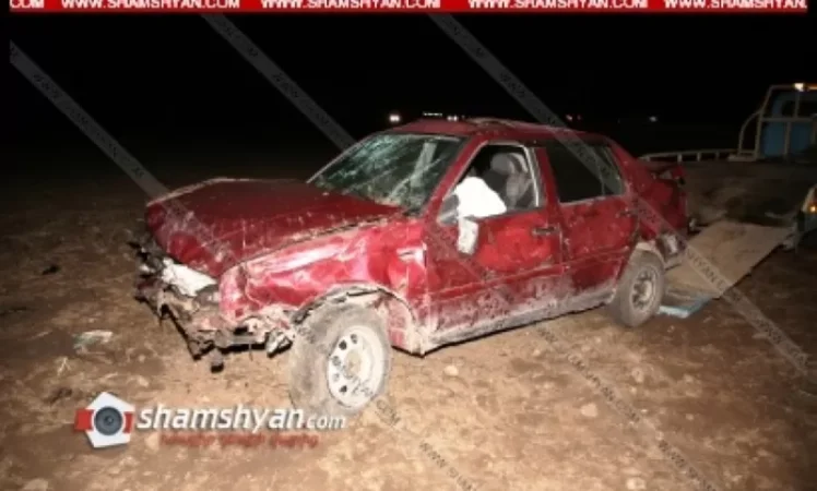 Գեղարքունիքու մեքենան 50 մետր գլորվել է ու շրջված հայտնվել դաշտում. վարորդի դին հայտնաբերել են դրսում