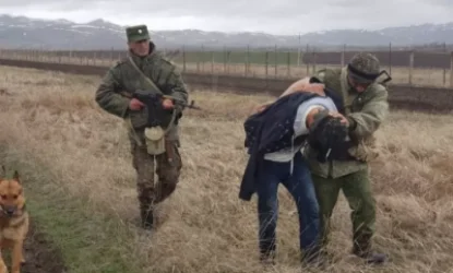 Մեղրաշատ համայնքի մոտակայքում ձերբակալել են սահմանը ապօրինի հատած Թուրքիայի քաղաքացու