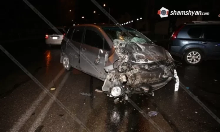 Major Car Accident in Front of Taron Margaryan's House: Injuries Reported