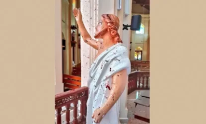 Օրվա լուսանկարը. Հիսուսի արյունոտ արձանը Շրի Լանկայի եկեղեցիներից մեկում