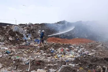 Նուբարաշենի աղբավայրում հրդեհաշիջման աշխատանքները դեռ շարունակվում են․ ՆԳՆ