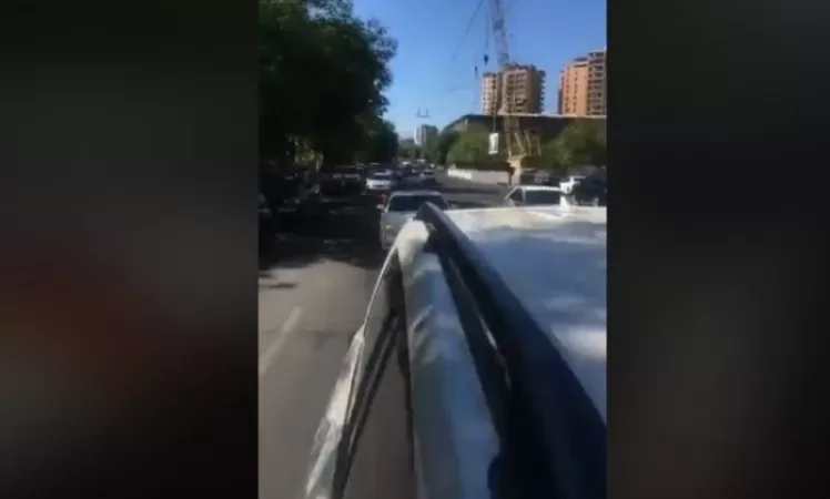 VIDEO: Supporters of Kocharian Organize Car Rally