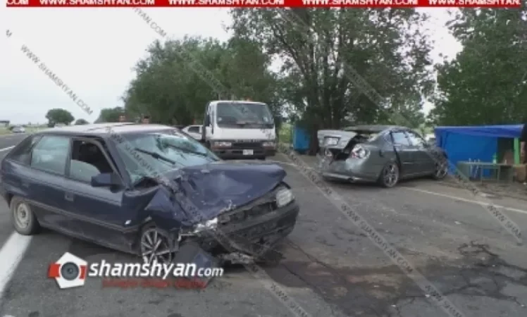 Խոշոր ավտովթար-վրաերթ Արմավիրի մարզում. կան վիրավորներ. Shamshyan com