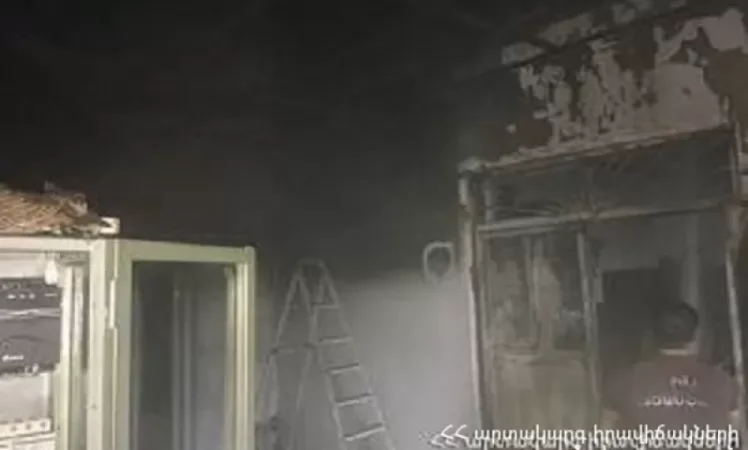 Հրդեհ Լուսառատ գյուղում