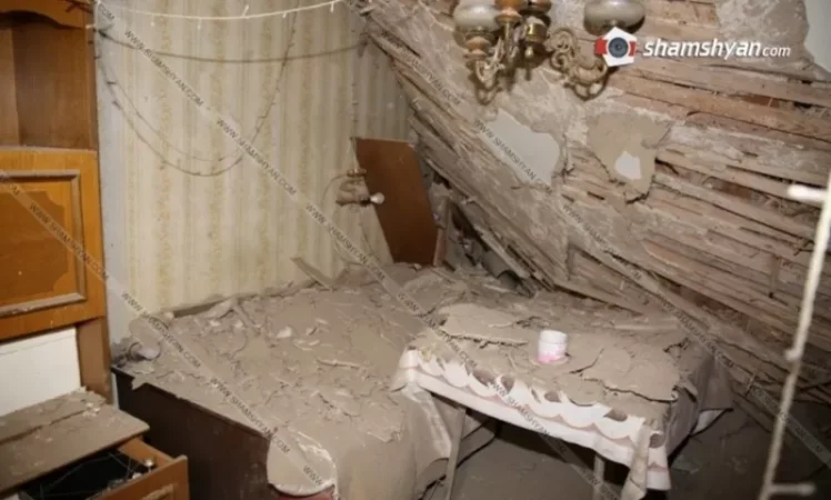 Փլուզում Արամի 23 հասցեում՝ «Հայաստանի Փոքրիկ երգիչներ» մանկական ֆիլհարմոնիայի շենքում