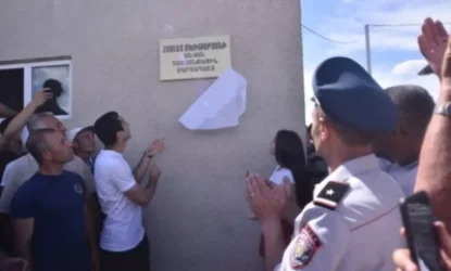 Հենրիխ Մխիթարյանի հոր` Համլետ Մխիթարյանի անվան մարզադաշտ է բացել