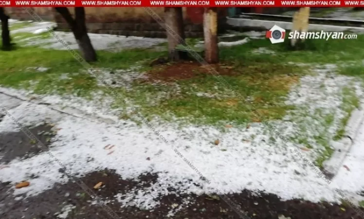 Ուժեղ կարկուտ Լոռու մարզում. Shamshyan com