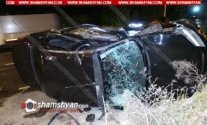 Խոշոր ավտովթար Դավիթ Բեկի պողոտայում․  երկու մարդ հոսպիտալացվել է. Shamshyan com