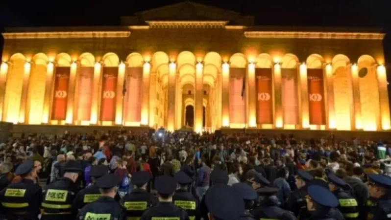 VIDEO: Protests Continue in Tbilisi