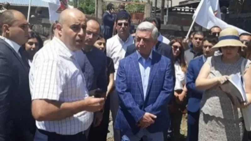 Սերժ Սարգսյանը ՀՀԿ-ականների հետ այցելել է Աղձք