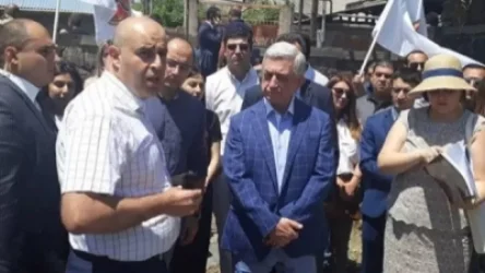 Սերժ Սարգսյանը ՀՀԿ-ականների հետ այցելել է Աղձք
