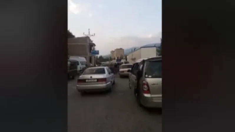 VIDEO: Ijevan Residents Block Road Demanding Access to Cut Down Trees