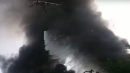 ՏԵՍԱՆՅՈՒԹ․ Խոշոր հրդեհ՝ Ալմաթիի լաքերի և ներկերի պահեստում