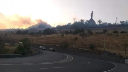 Հրդեհ Մոնումենտի այգում