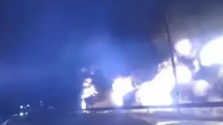 Թումանյան կայարանում այրվել են վառելիքով բեռնված ցիստերներ